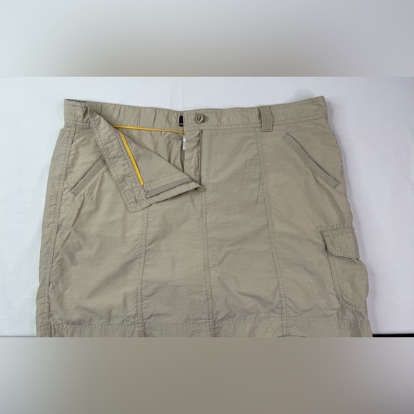 Lands’ End Khaki Skort Pockets Lightweight Size 16 - Picture 3 of 8